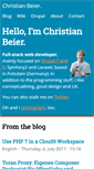Mobile Screenshot of cbeier.net